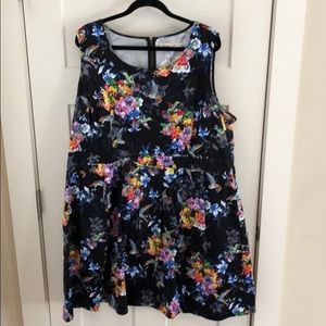 ModCloth dress, tropical print